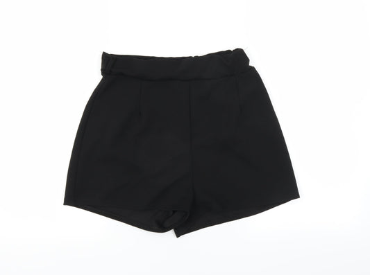 Boohoo Womens Black   Hot Pants Shorts Size 10