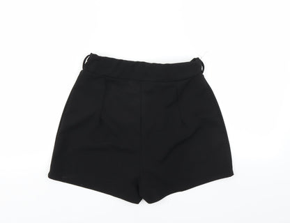 Boohoo Womens Black   Hot Pants Shorts Size 10