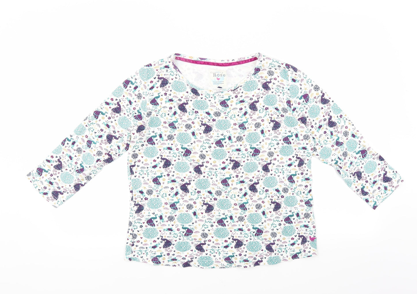 EWM Womens Multicoloured   Basic T-Shirt Size S