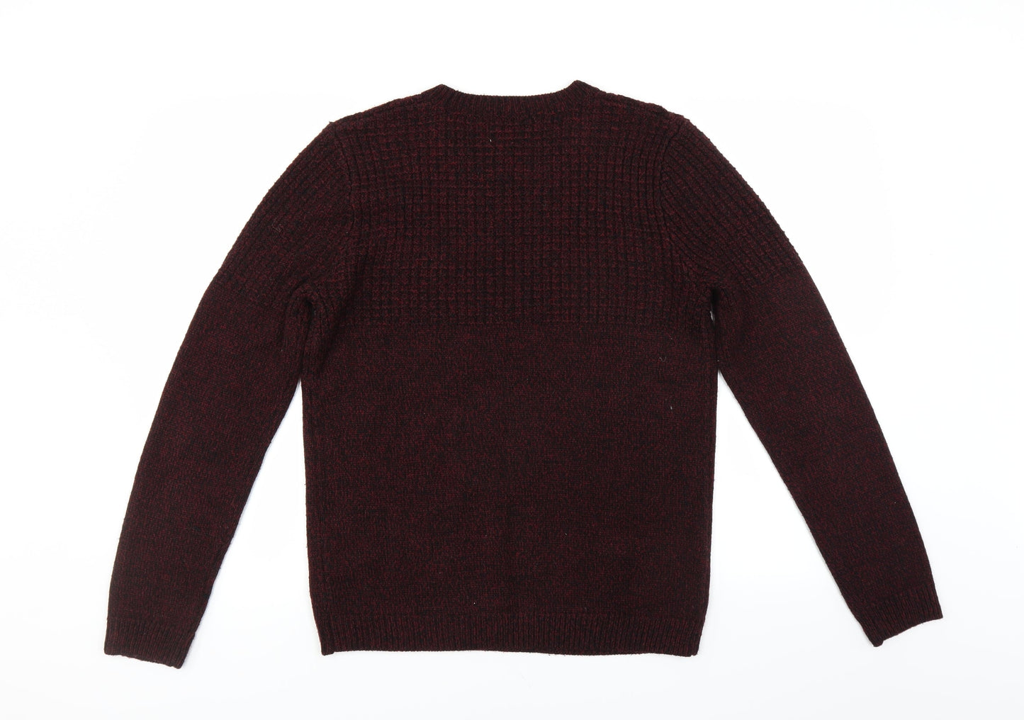 Topman Mens Red   Pullover Jumper Size S