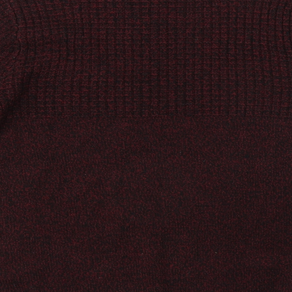 Topman Mens Red   Pullover Jumper Size S