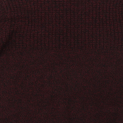 Topman Mens Red   Pullover Jumper Size S