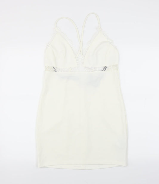 FOREVER 21 Womens White   Mini  Size L