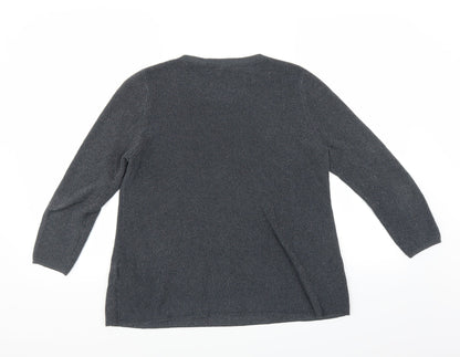 Next Womens Grey   Pullover Jumper Size 12