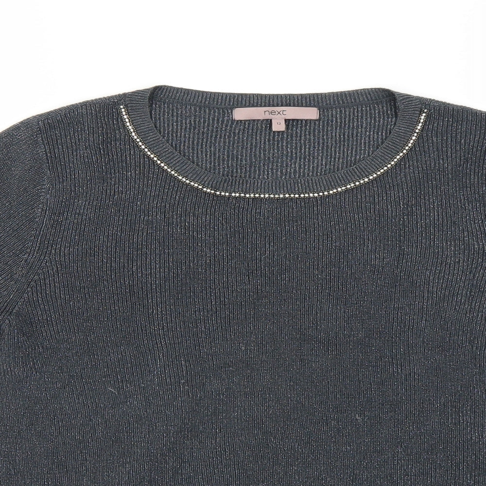 Next Womens Grey   Pullover Jumper Size 12