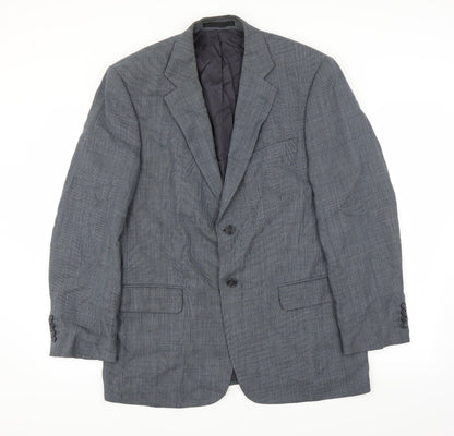 Mens UK Size 40 Marks and Spencer Regular Blue Suit Jacket