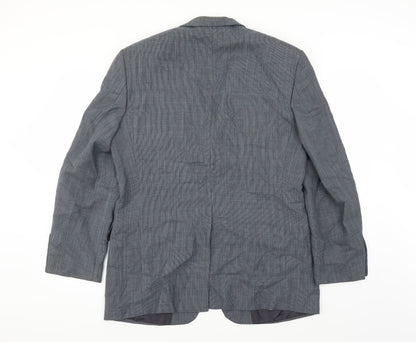 Mens UK Size 40 Marks and Spencer Regular Blue Suit Jacket