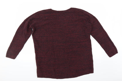 H&M Womens Purple   Pullover Jumper Size L