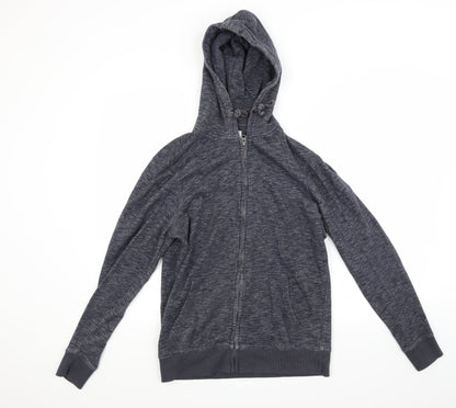 TU Mens Blue   Full Zip Hoodie Size S