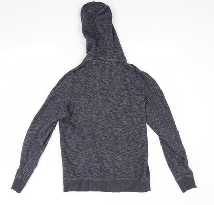 TU Mens Blue   Full Zip Hoodie Size S