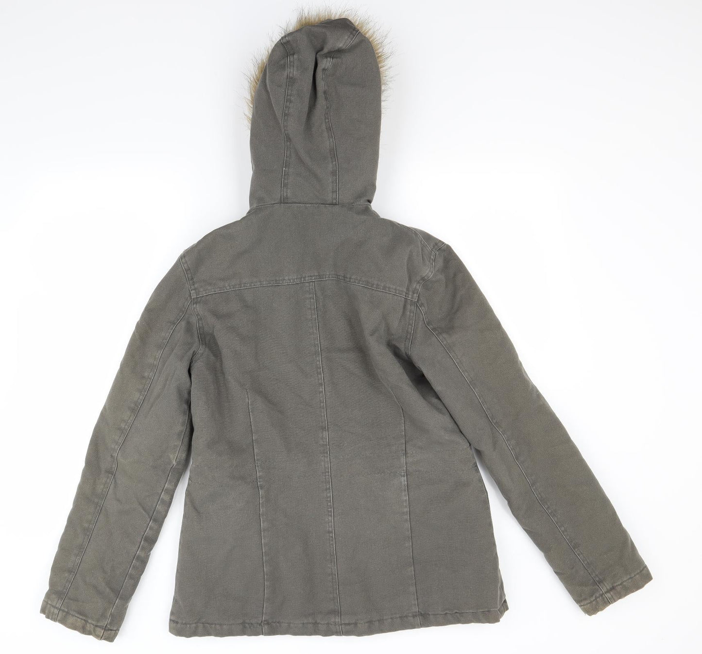 Primark Womens Green   Parka Coat Size 12