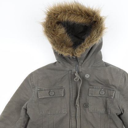 Primark Womens Green   Parka Coat Size 12