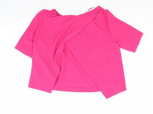 Miss Selfridge Womens Pink   Basic Blouse Size 10