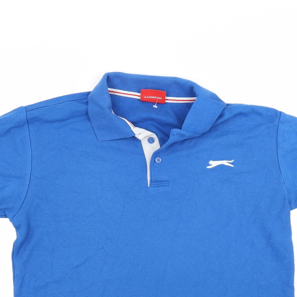 Slazenger Mens Blue    Polo Size M