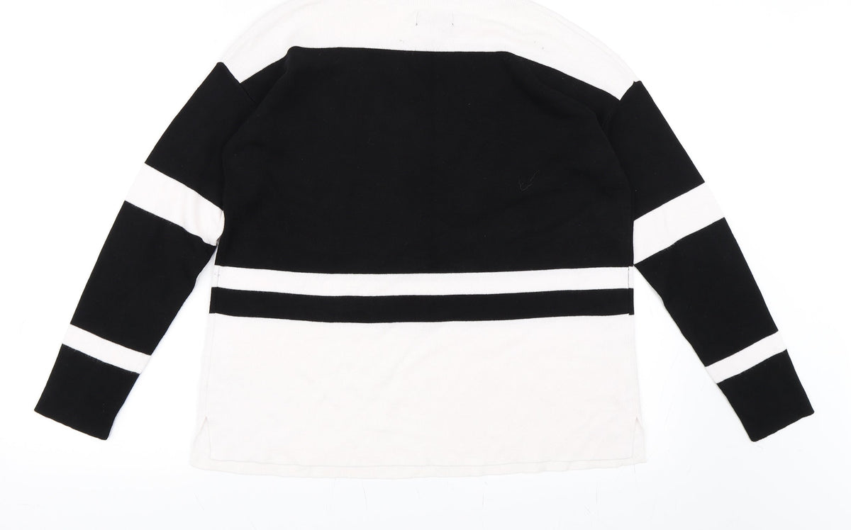 Papaya Womens Black   Pullover Jumper Size M