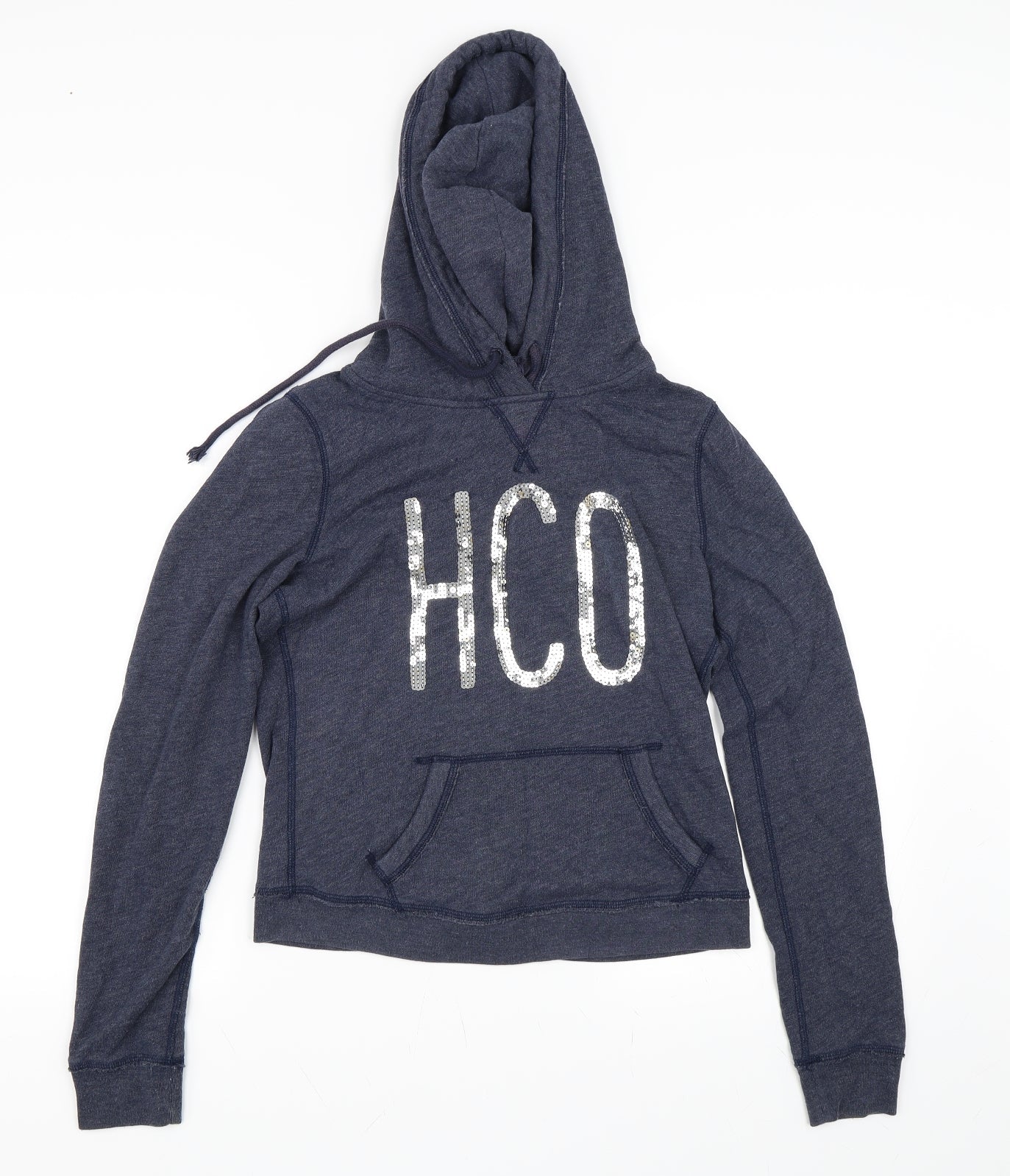 Hollister Womens Blue   Pullover Hoodie Size S