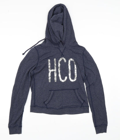 Hollister Womens Blue   Pullover Hoodie Size S