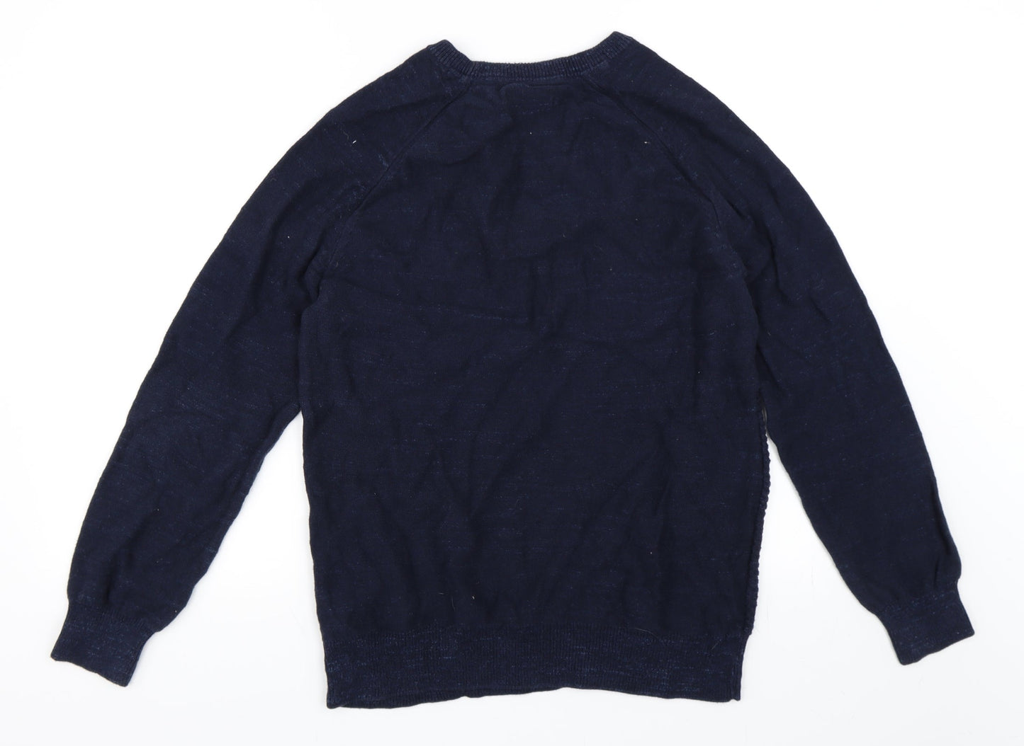 Criminal Mens Blue   Pullover Jumper Size L