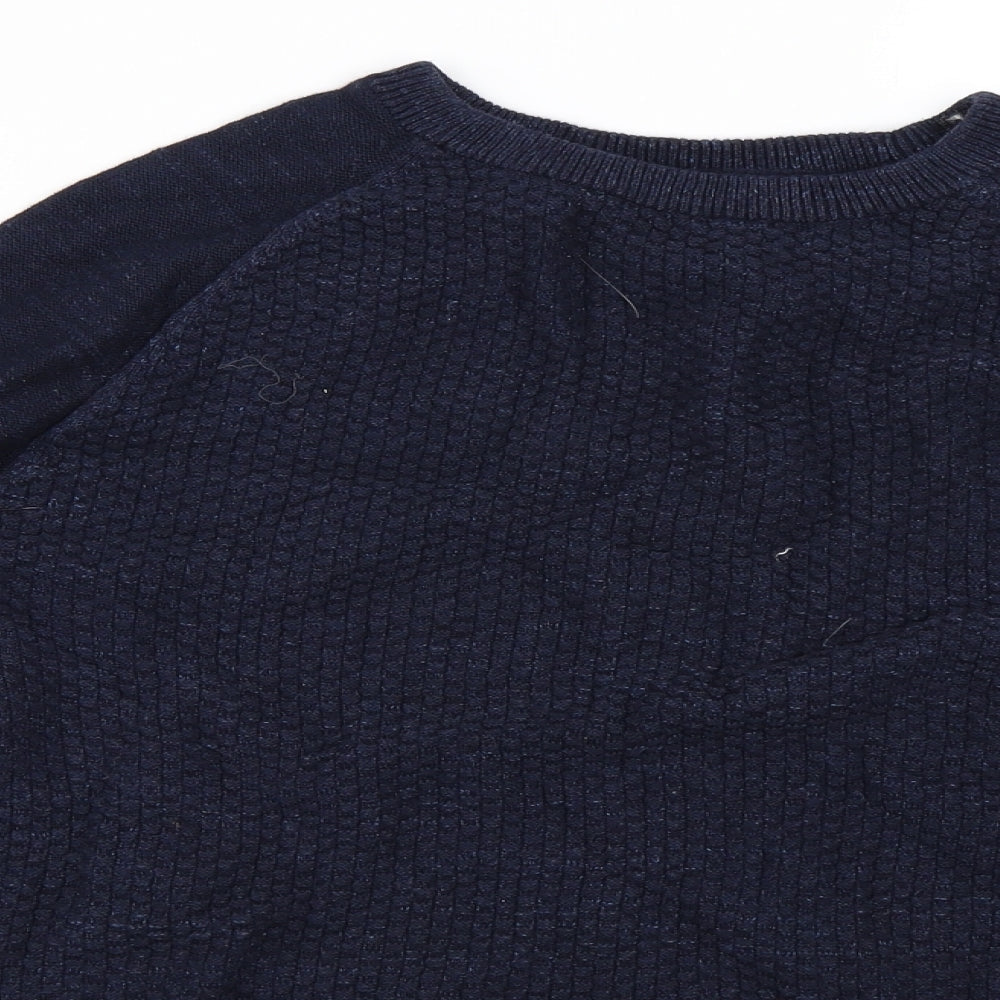 Criminal Mens Blue   Pullover Jumper Size L