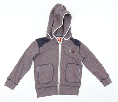 Safc 1879 Boys Red   Full Zip Sweatshirt Size S