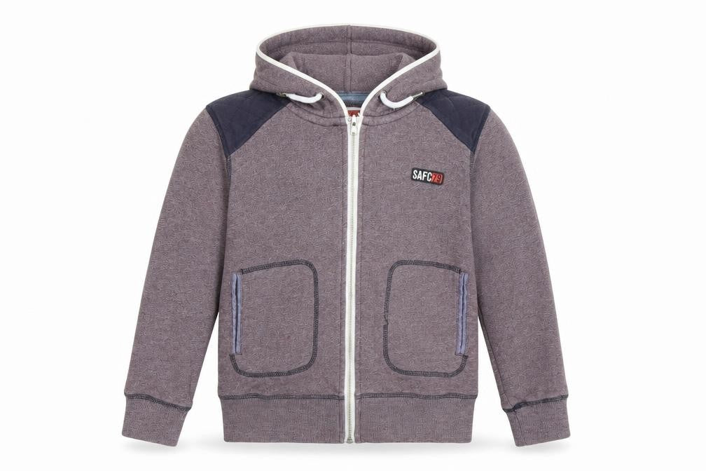 Safc 1879 Boys Red   Full Zip Sweatshirt Size S