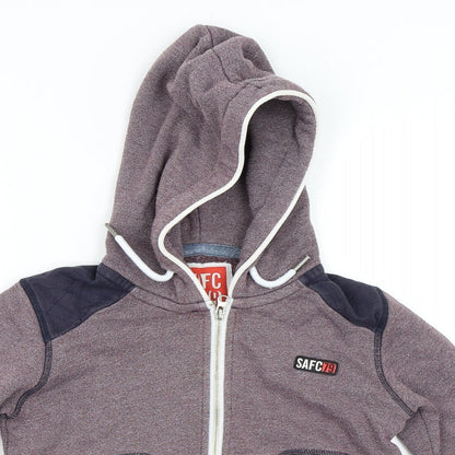 Safc 1879 Boys Red   Full Zip Sweatshirt Size S