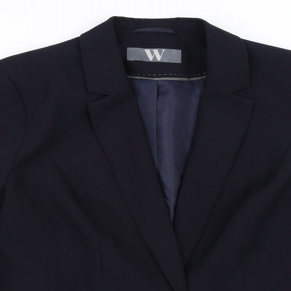 Womens UK Size L Preworn Regular Blue Blazer