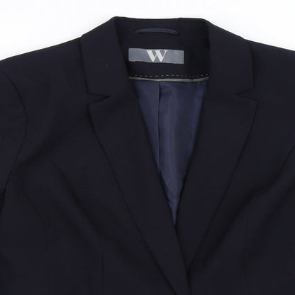 Womens UK Size L Preworn Regular Blue Blazer