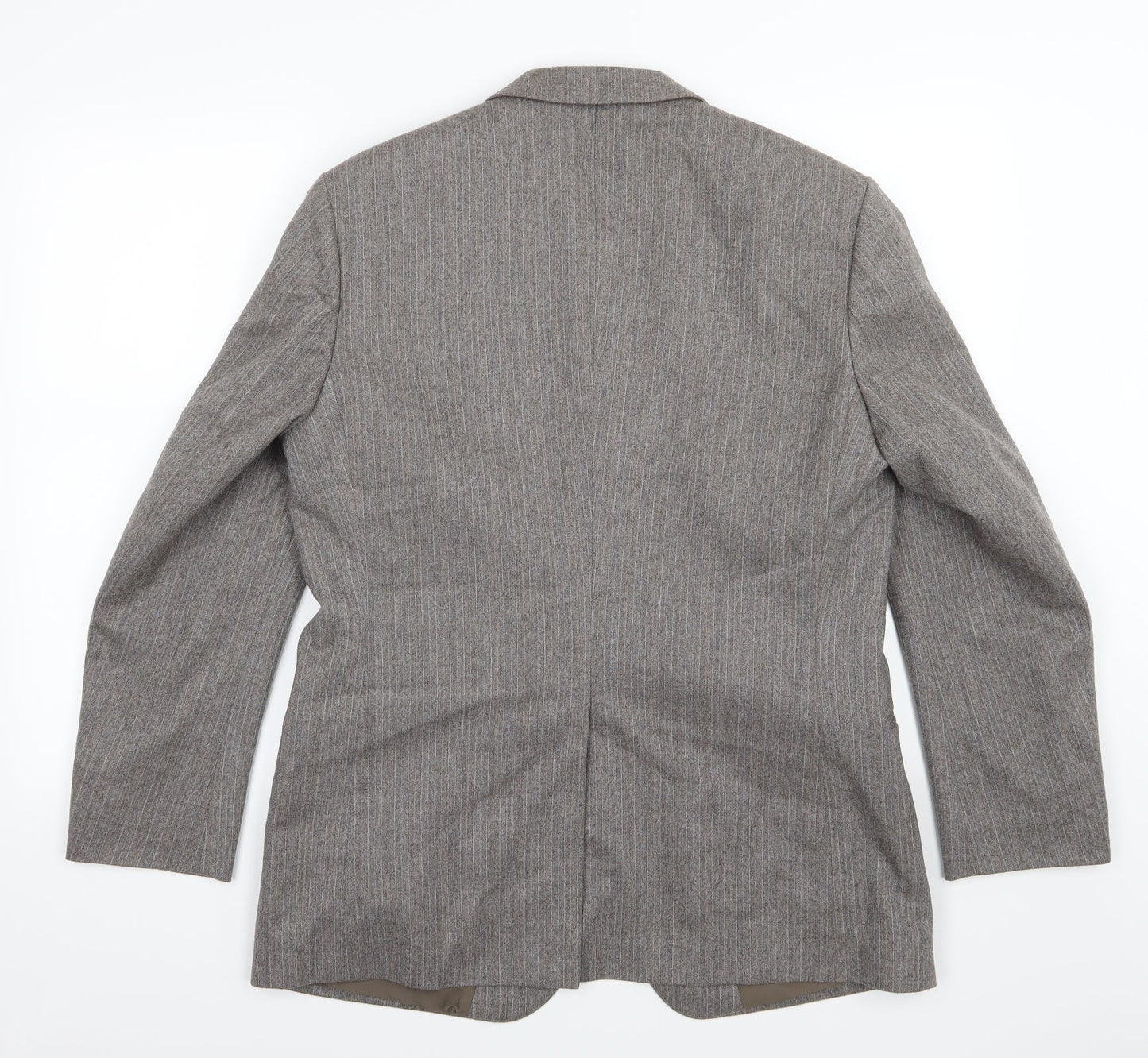 Mens UK Size 40 Preworn Regular Brown Suit Jacket