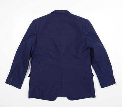 Mens UK Size 36 Preworn Regular Blue Suit Jacket