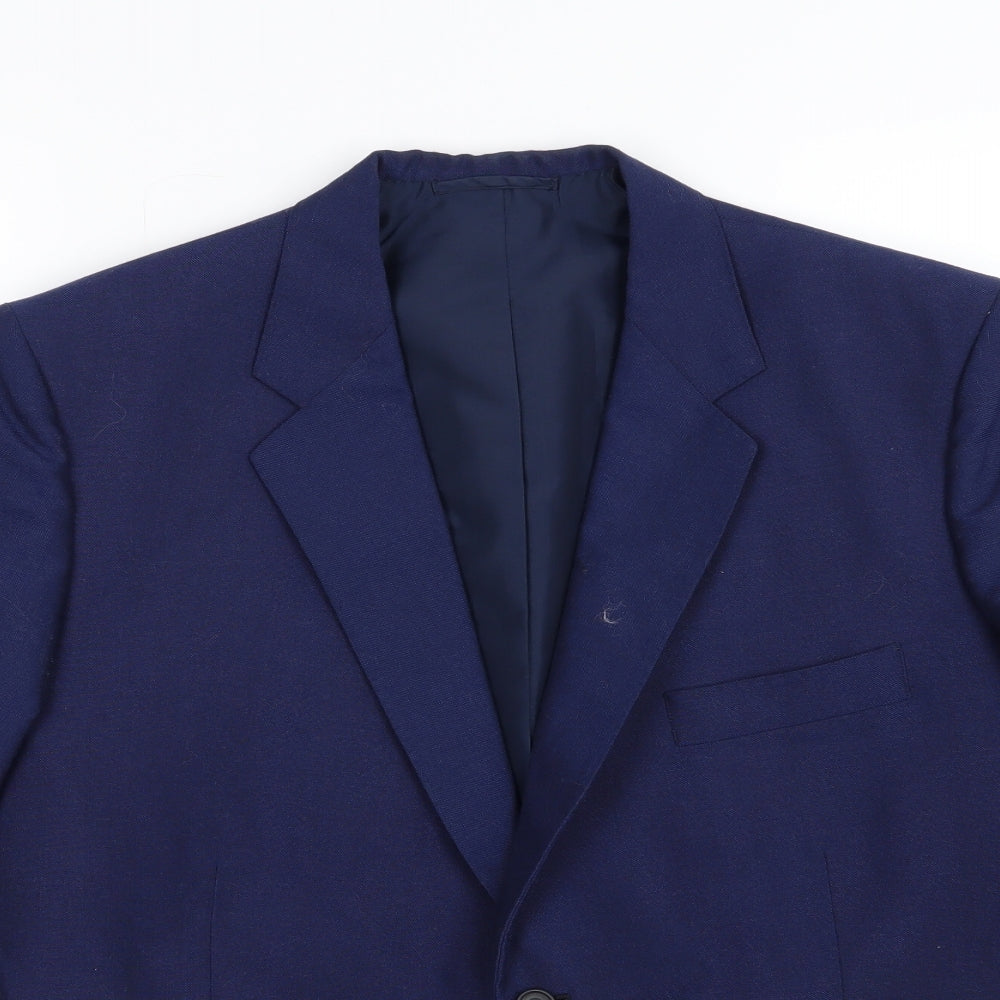 Mens UK Size 36 Preworn Regular Blue Suit Jacket