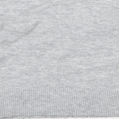 H&M Womens Grey  Knit Pullover Jumper Size XS