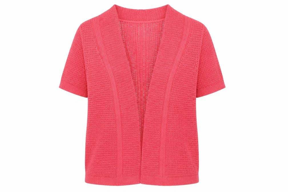 Country Casuals Womens Pink  Knit Cardigan Jumper Size S