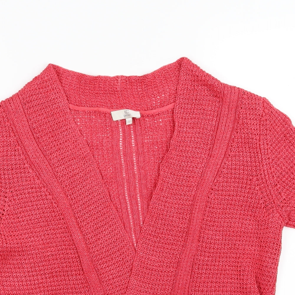 Country Casuals Womens Pink  Knit Cardigan Jumper Size S