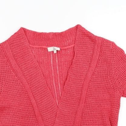 Country Casuals Womens Pink  Knit Cardigan Jumper Size S