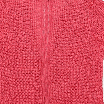 Country Casuals Womens Pink  Knit Cardigan Jumper Size S