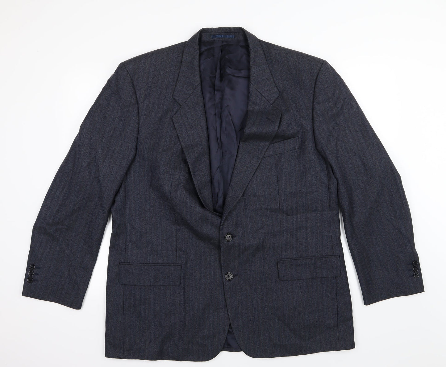 Mens UK Size 46 HR Tailoring Regular Blue Suit Jacket