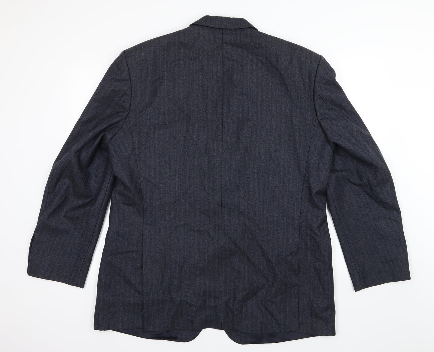 Mens UK Size 46 HR Tailoring Regular Blue Suit Jacket