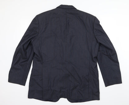 Mens UK Size 46 HR Tailoring Regular Blue Suit Jacket