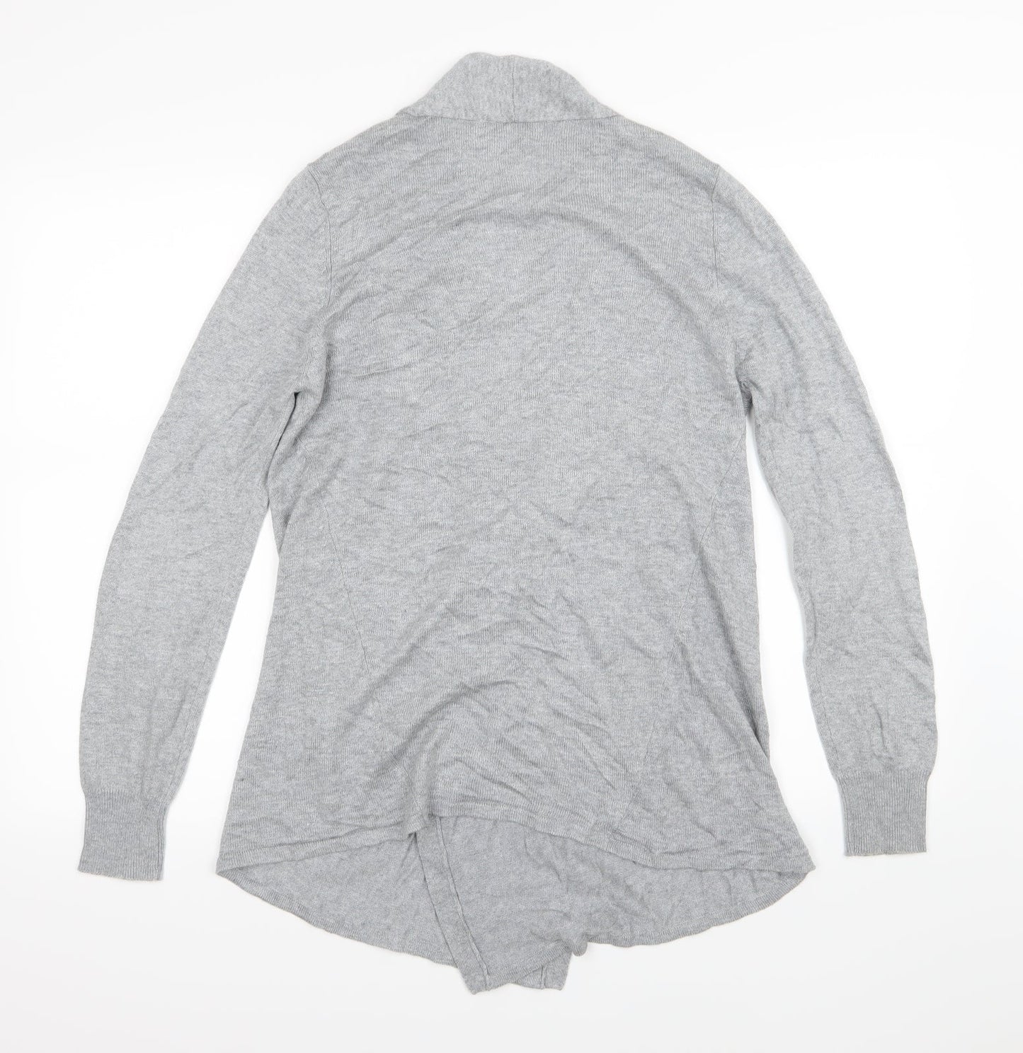 BHS Womens Grey  Knit Cardigan Jumper Size 10