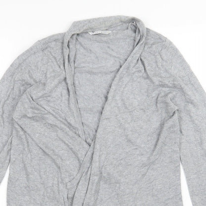 BHS Womens Grey  Knit Cardigan Jumper Size 10