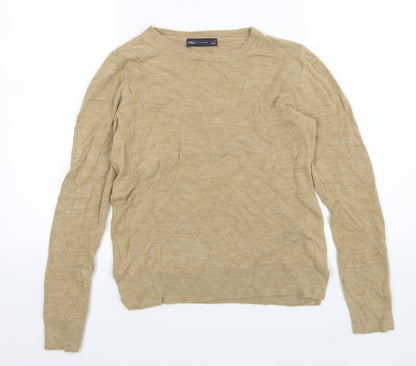 Marks and Spencer Womens Brown  Knit Pullover Jumper Size 10