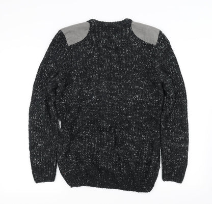 EASY  Mens Black   Pullover Jumper Size S