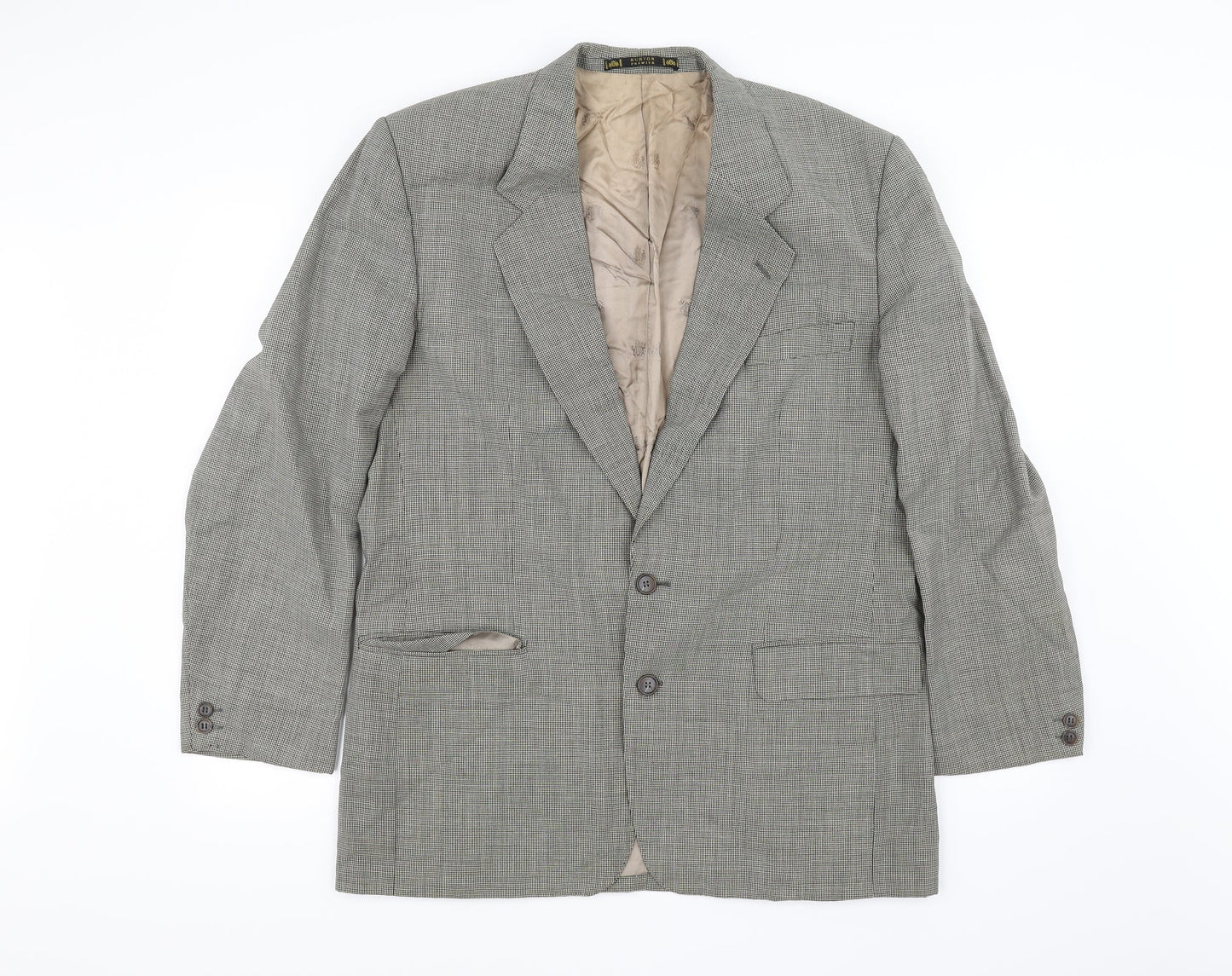 Mens UK Size 42 Burton Regular Beige Suit Jacket