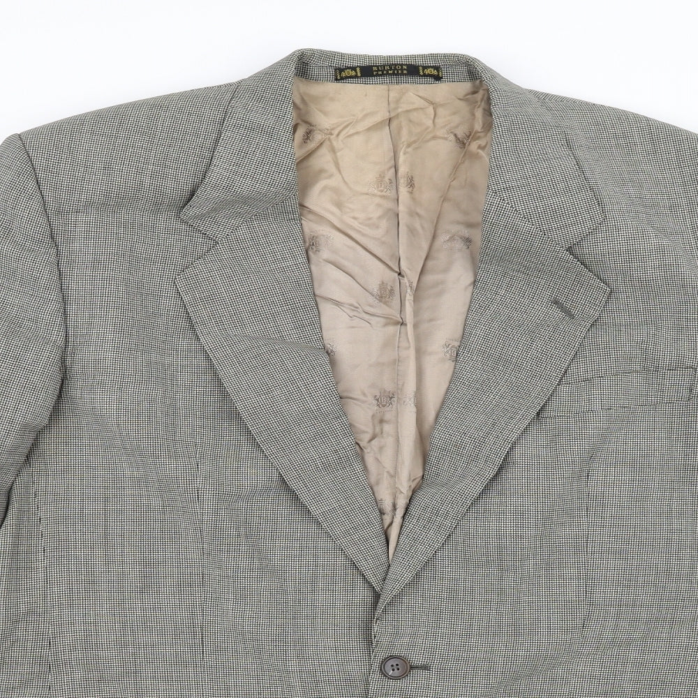Mens UK Size 42 Burton Regular Beige Suit Jacket