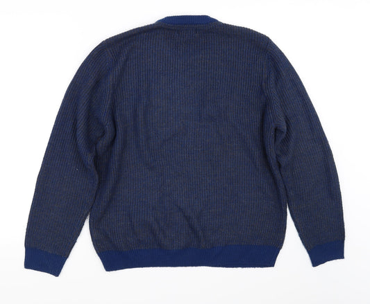 Marks and Spencer Mens Blue   Pullover Jumper Size M