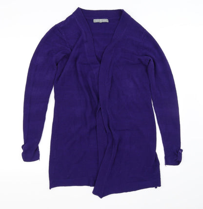 Jessica Graaf Womens Purple   Cardigan Jumper Size M
