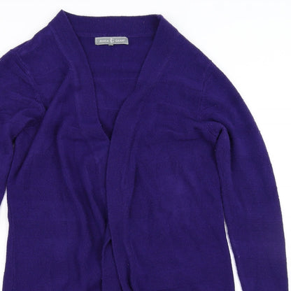 Jessica Graaf Womens Purple   Cardigan Jumper Size M