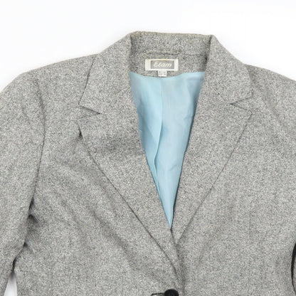 Etam Womens Grey   Jacket Suit Jacket Size 12