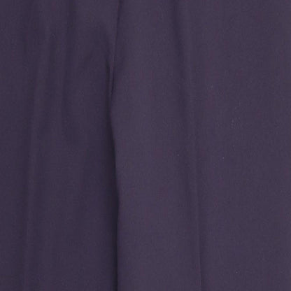Womens UK Size 14 Preworn Regular Fit  Purple Trousers